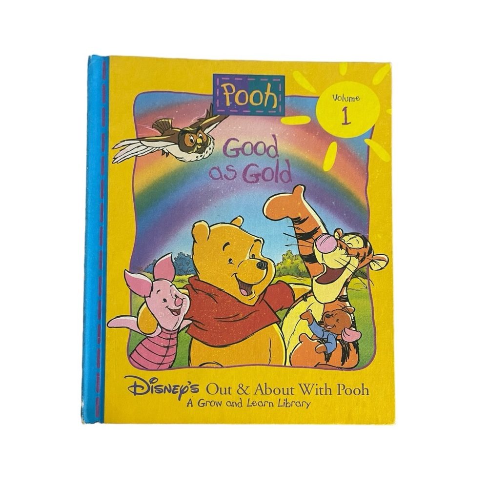 Hardcover Out & About with Pooh Good as Gold Volume 1 Children’s Book Vintage